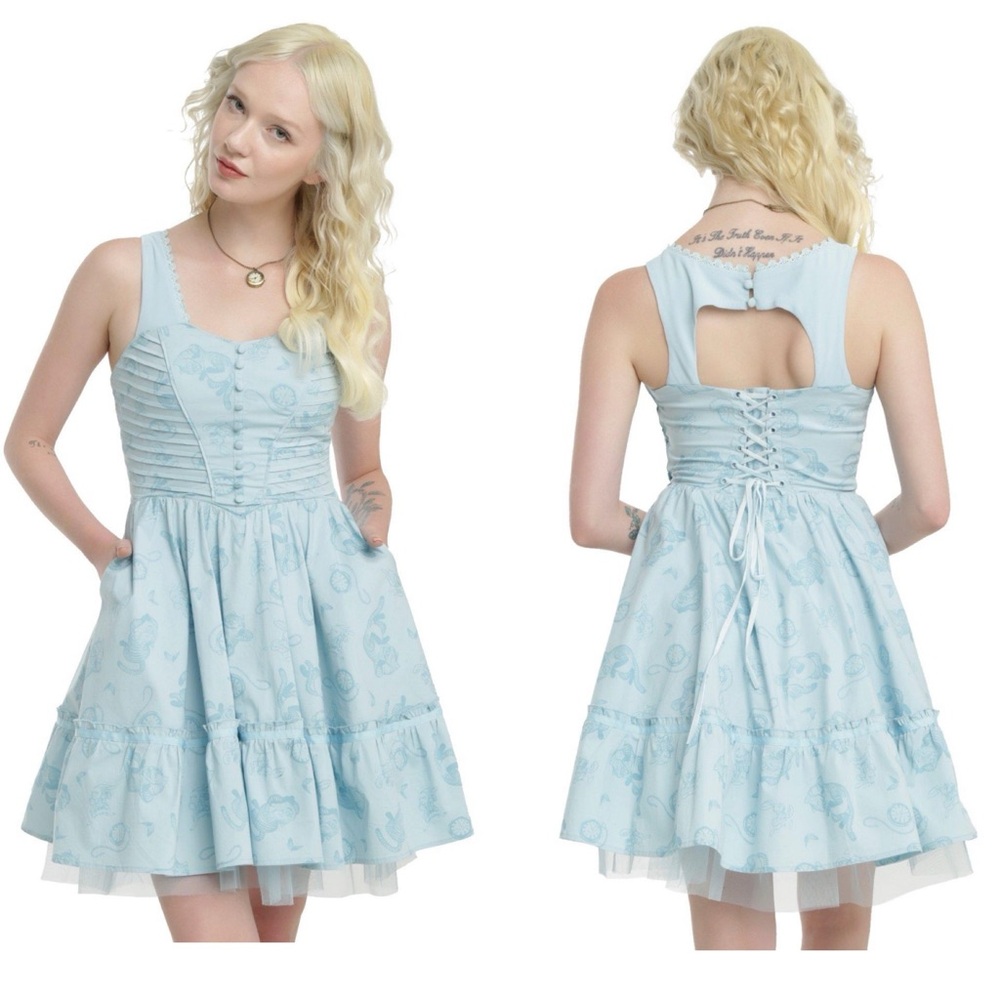 ⭐️2/$77⭐️NWT Disney Alice Through The Looking Glass Alice Tea Party Dress